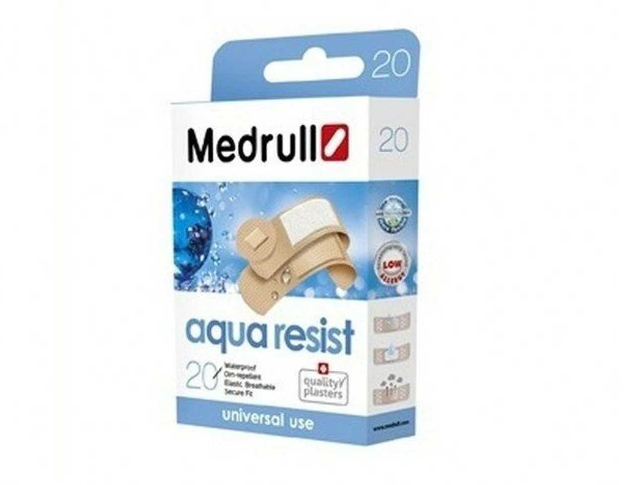 Plaster Medrull Aqua Resist N20 (Universal, Waterproof) 20 pcs./Pk