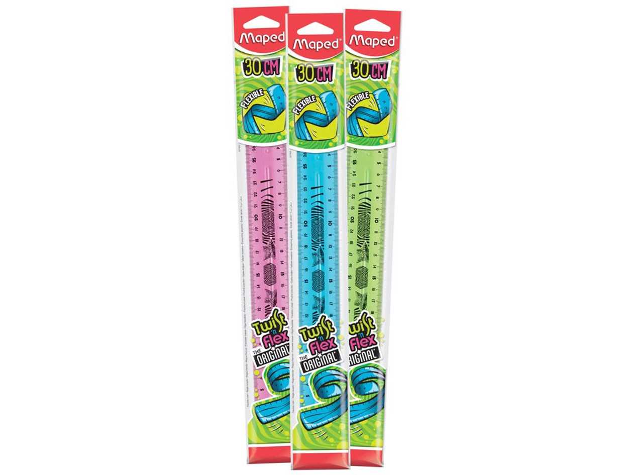 Ruler 30 cm Twist'n Flex, Flexible, Maped