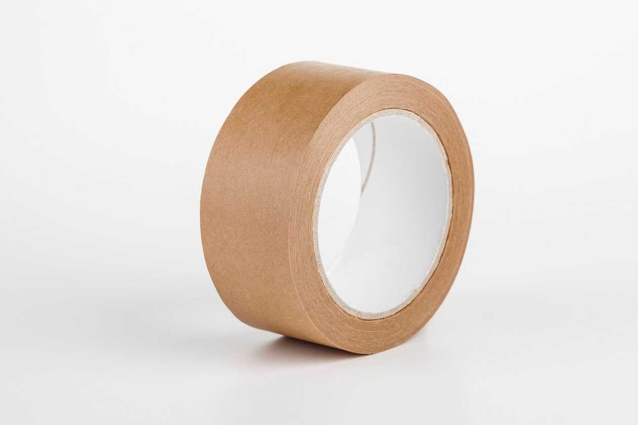 Packing Tape, Brown Kraft Paper, 50 mmx50 M