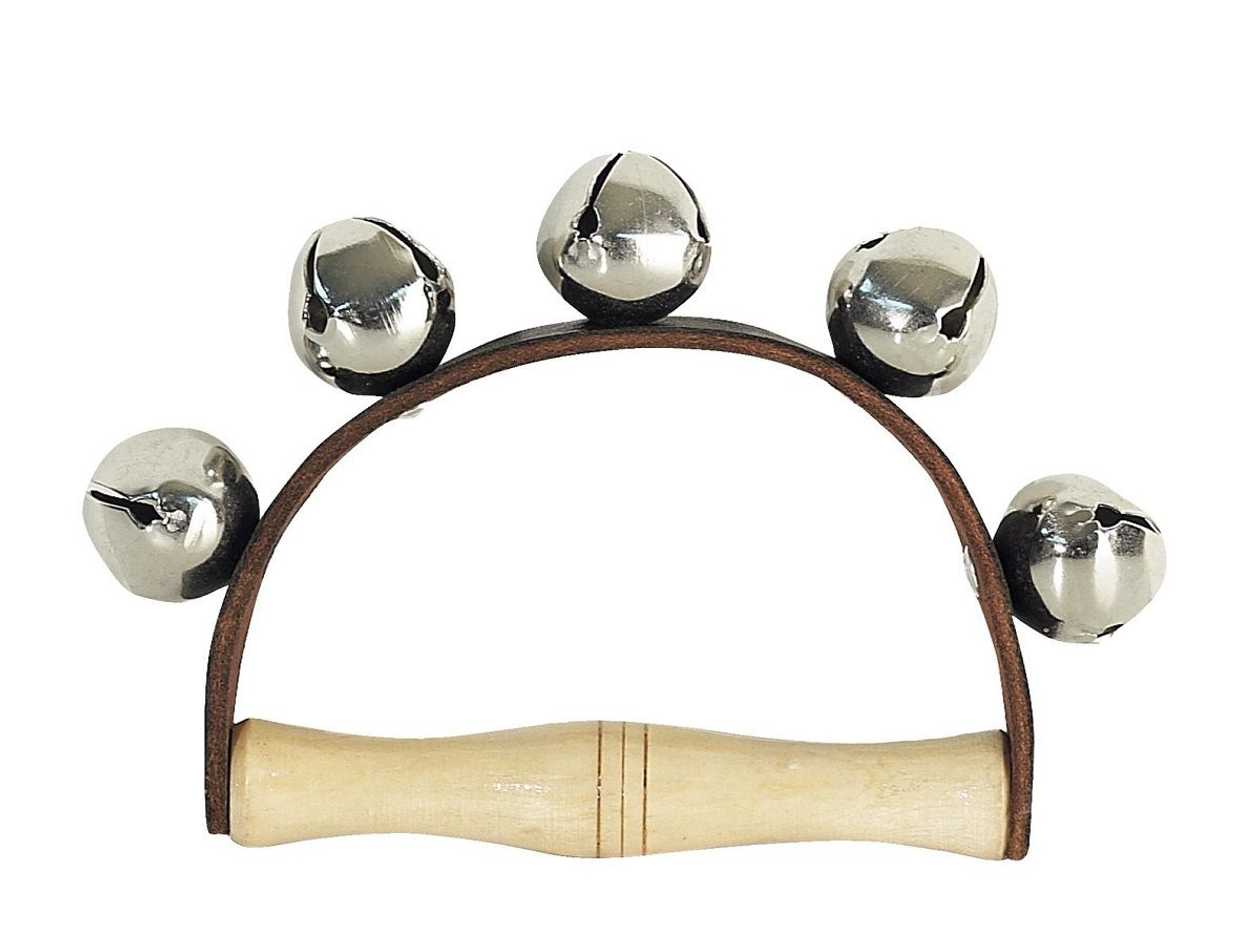 Bells 5 pcs. Wooden Handle 12 cm