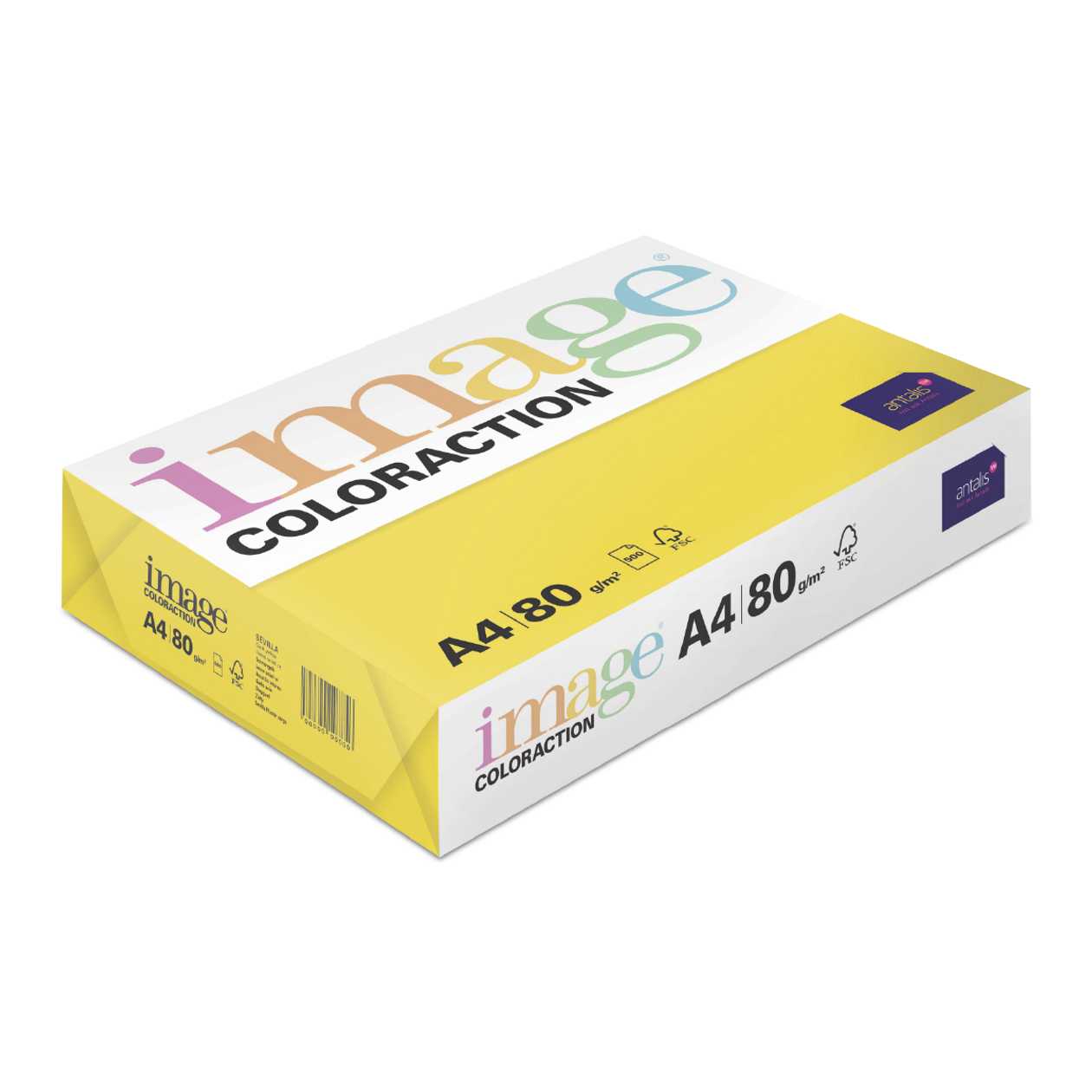Copy Paper A4 80 g Dark Yellow (sevilla/dark Yellow) No.56 80 g A4 In A Pack of 500 Sheets
