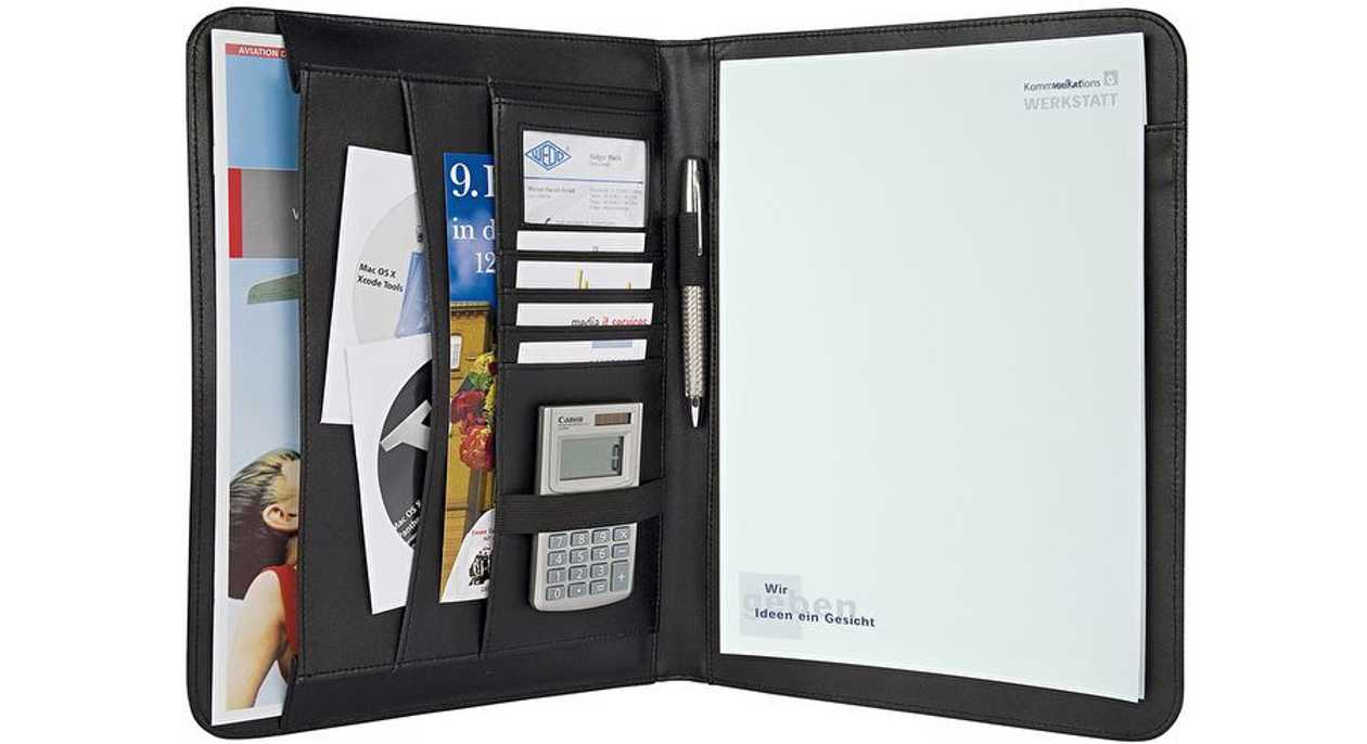 Folder A4 Wedo Elegance 25X3X33 cm, Black
