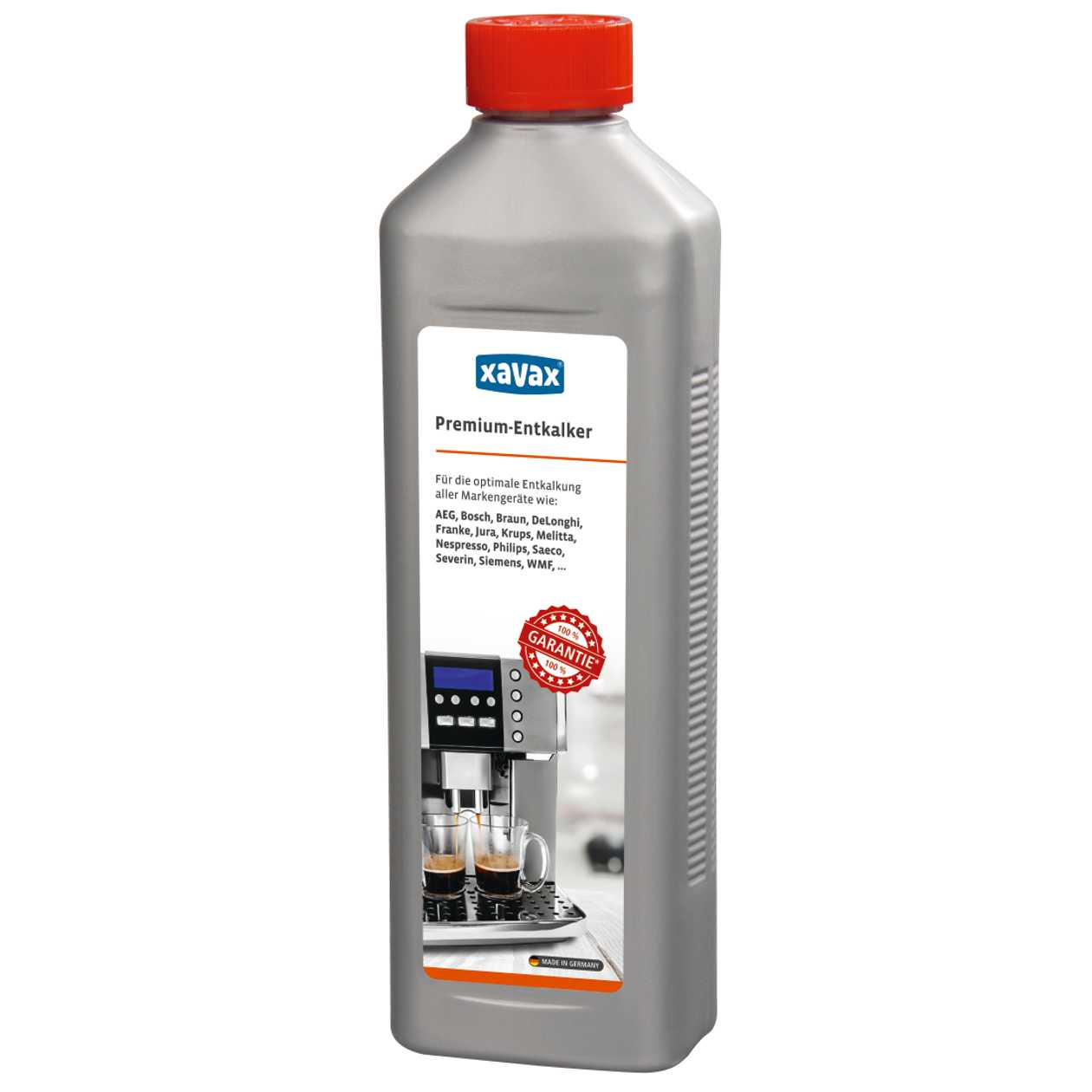Xavax 500 ml Premium Descaler For High-quality Coffee Machines
