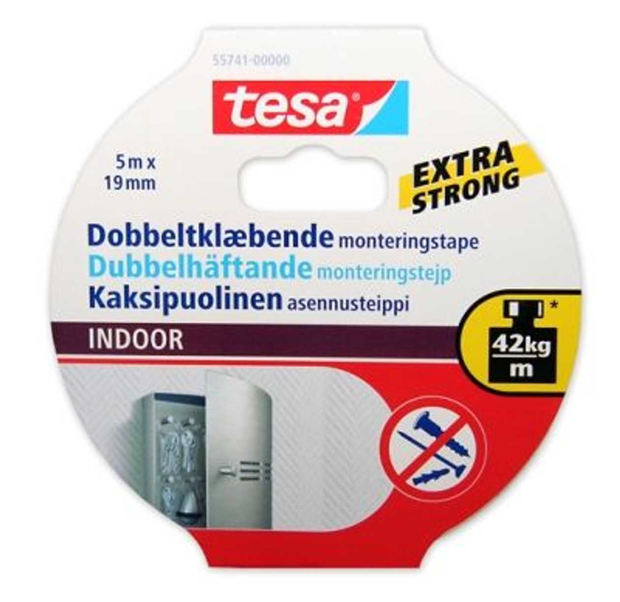 Double-sided Tape Tesa In Indoor Conditions 5 mx19 mm