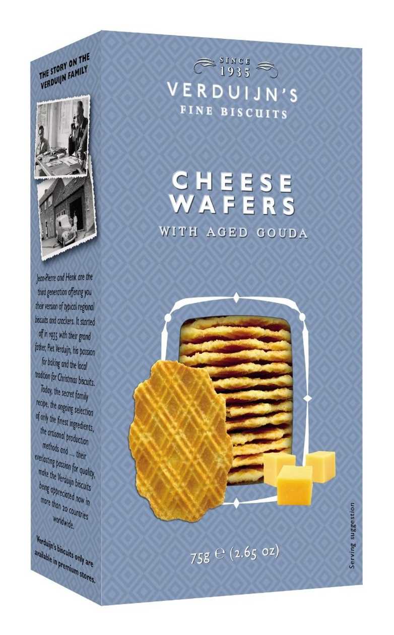 Cheese Wafers with Honey And Mustard Verduijn's 75 g