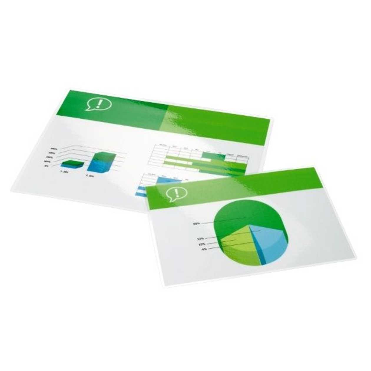 Laminating Film A4 125mic, 100 A4 Films In A Pack, gbc Document Laminating Pouches gloss