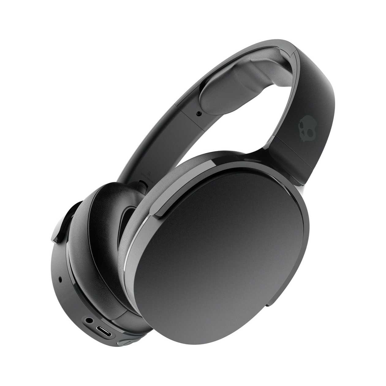 Headphones+Microphone Skullcandy Hesh Evo Trueblack/Black Wireless Bluetooth5.0 40 mm Over-Ear USB-C Aux Travel-Bag