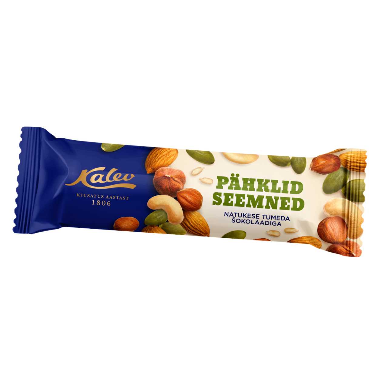 Nut-seed Bar with Dark Chocolate 42 g, Kalev