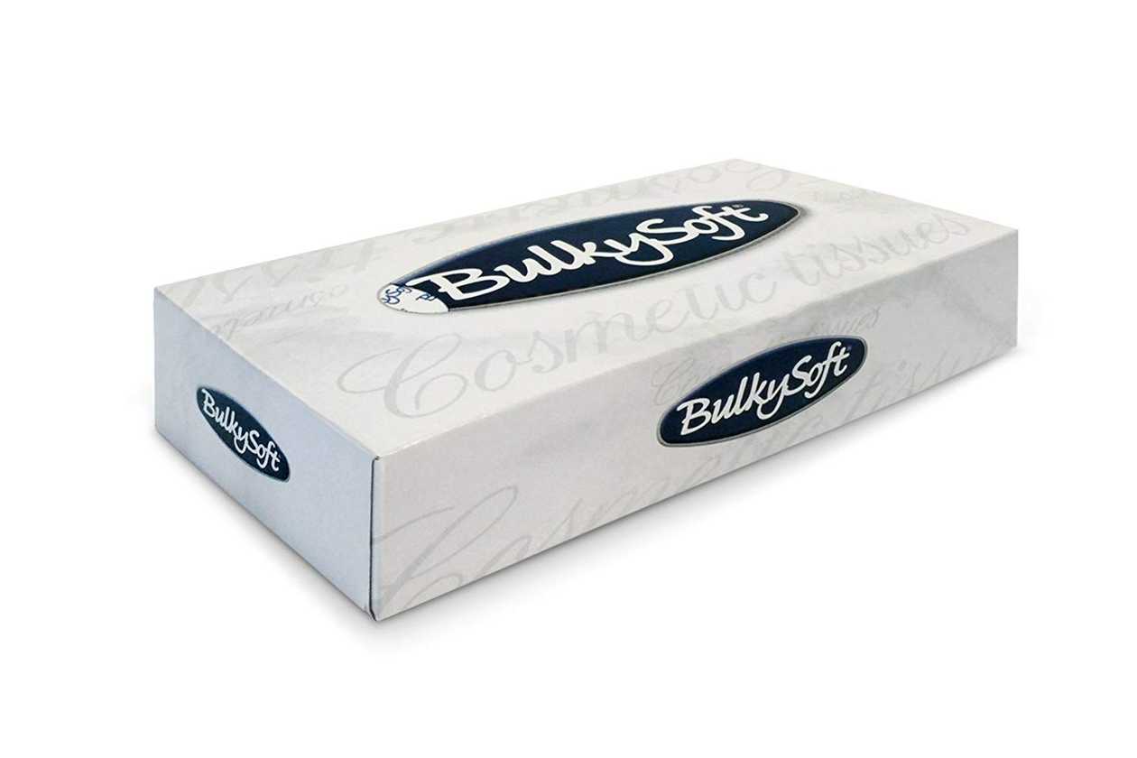 Napkin Cosmetic Bulkysoft Facial Tissue 2-layer White 100 pcs./p kg.