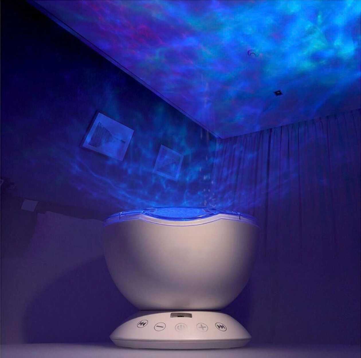 Sea Waves Projector, Usb, 12, 6 x 12, 6 x 10, 5 cm