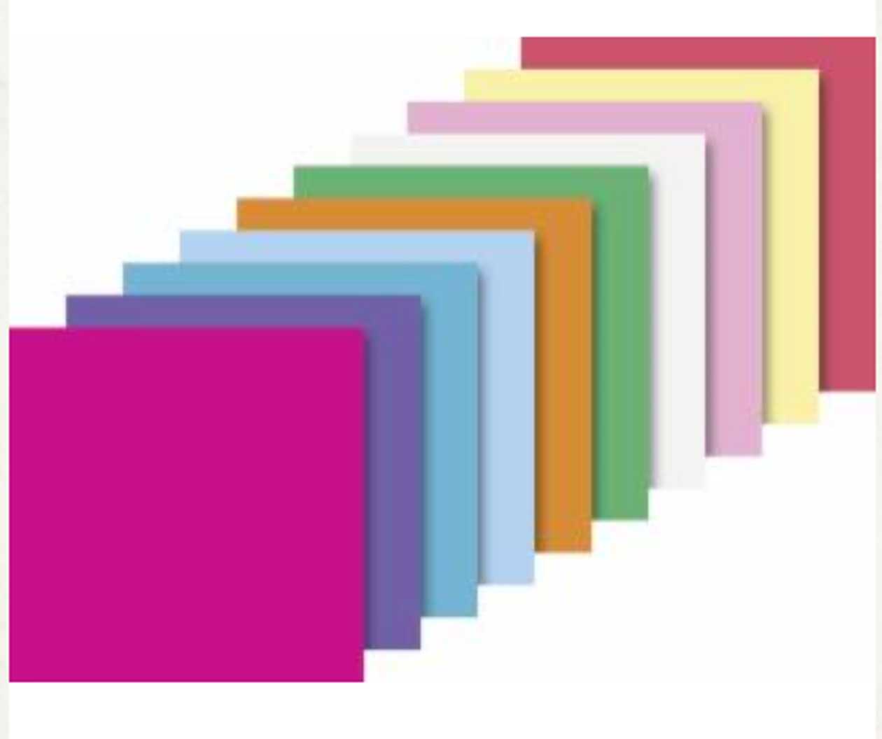 Origami Paper 10x10 cm 10 Colors X10 Sheets In A Pack, 60 g/m2, Heyda