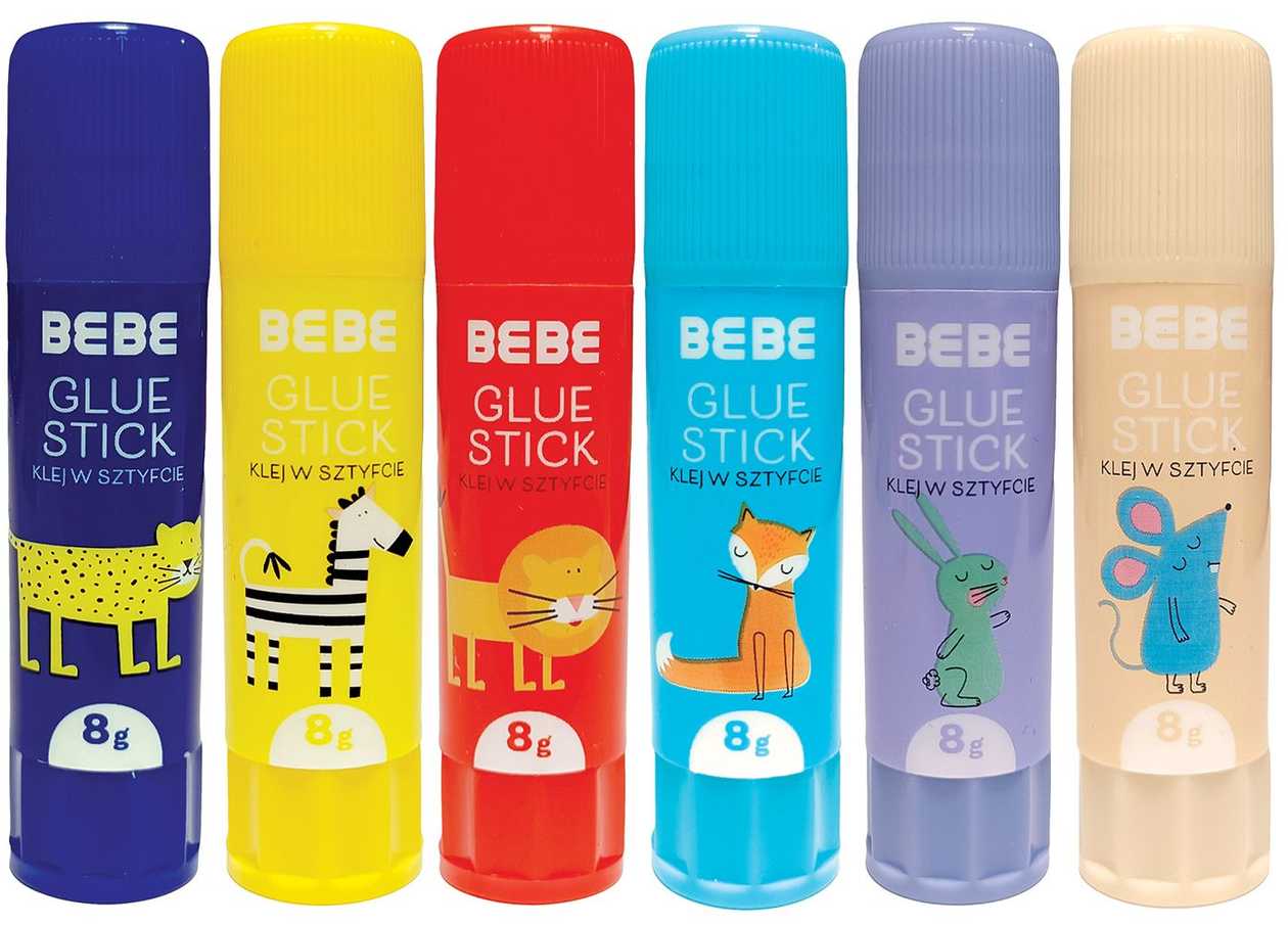 Adhesive Stick Interdruk 8 g Bebe Kids Assorti