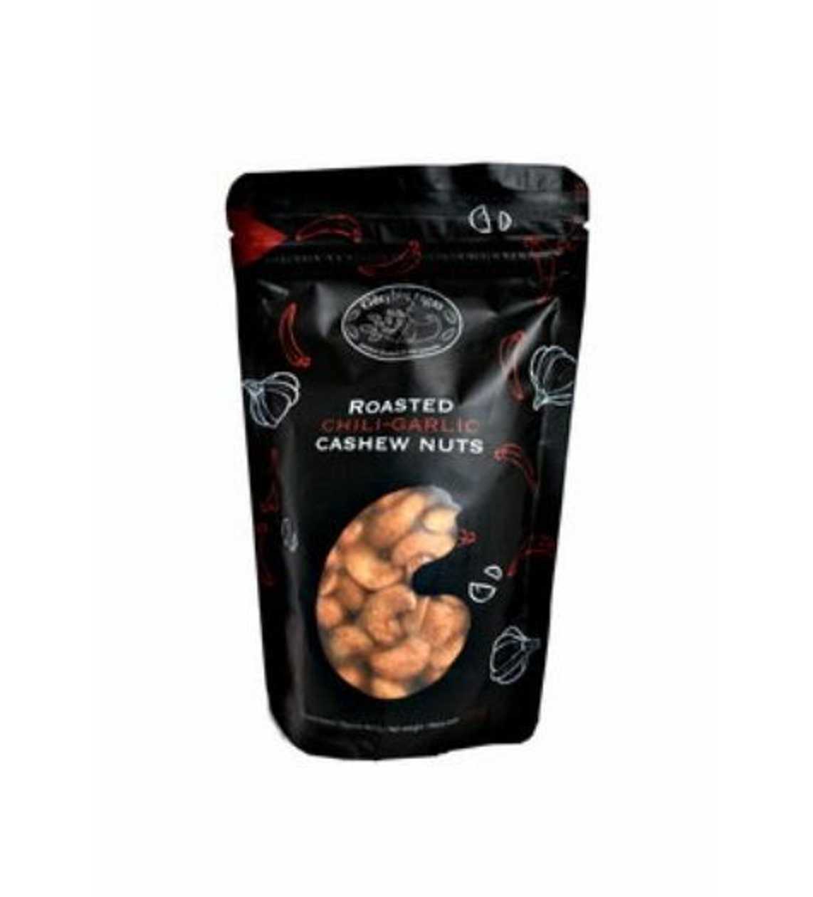 Roasted Indian Nut with garlic And Chilli, 120 g