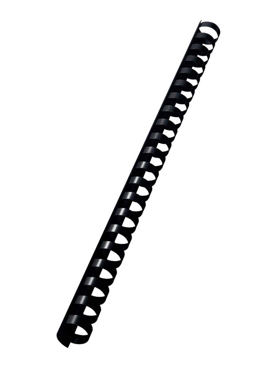 Binding Spiral 16mm Black, Max For 145 Pages