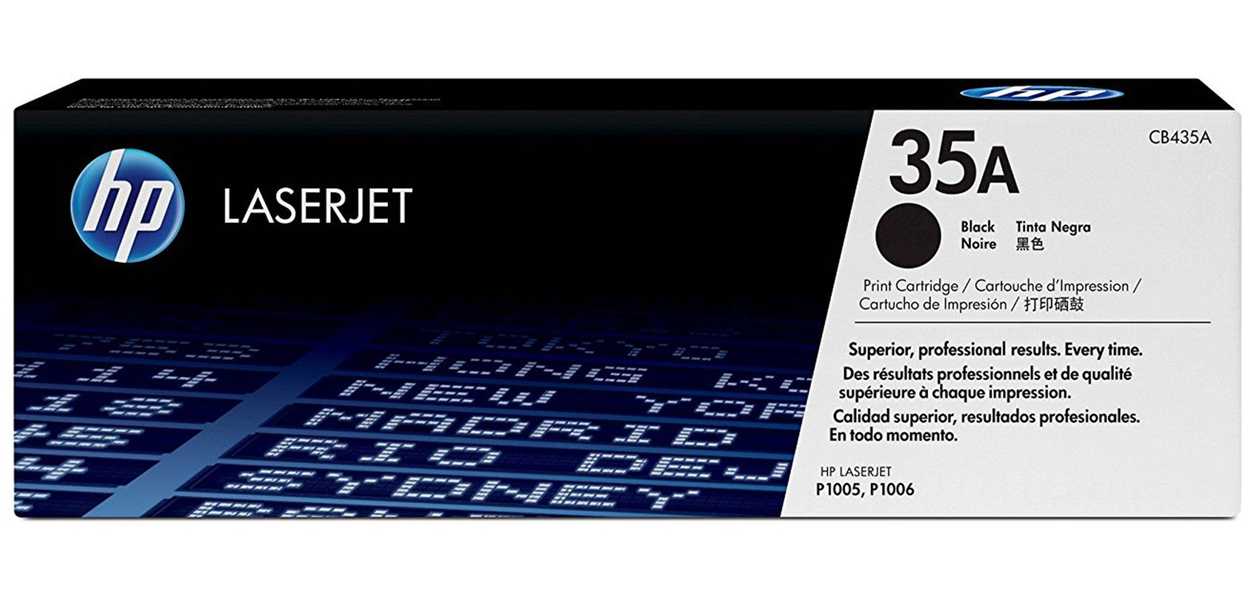 Toner Hp Cb435a Black (must) 1500lk@5% P1005/p1006