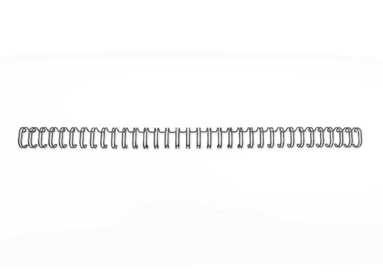 Binding Wire 3:1 (With 34 Holes), No5, 8 mm, Black, Up To 50 Sheets, 1Pk (Pack Of 100 pcs.)