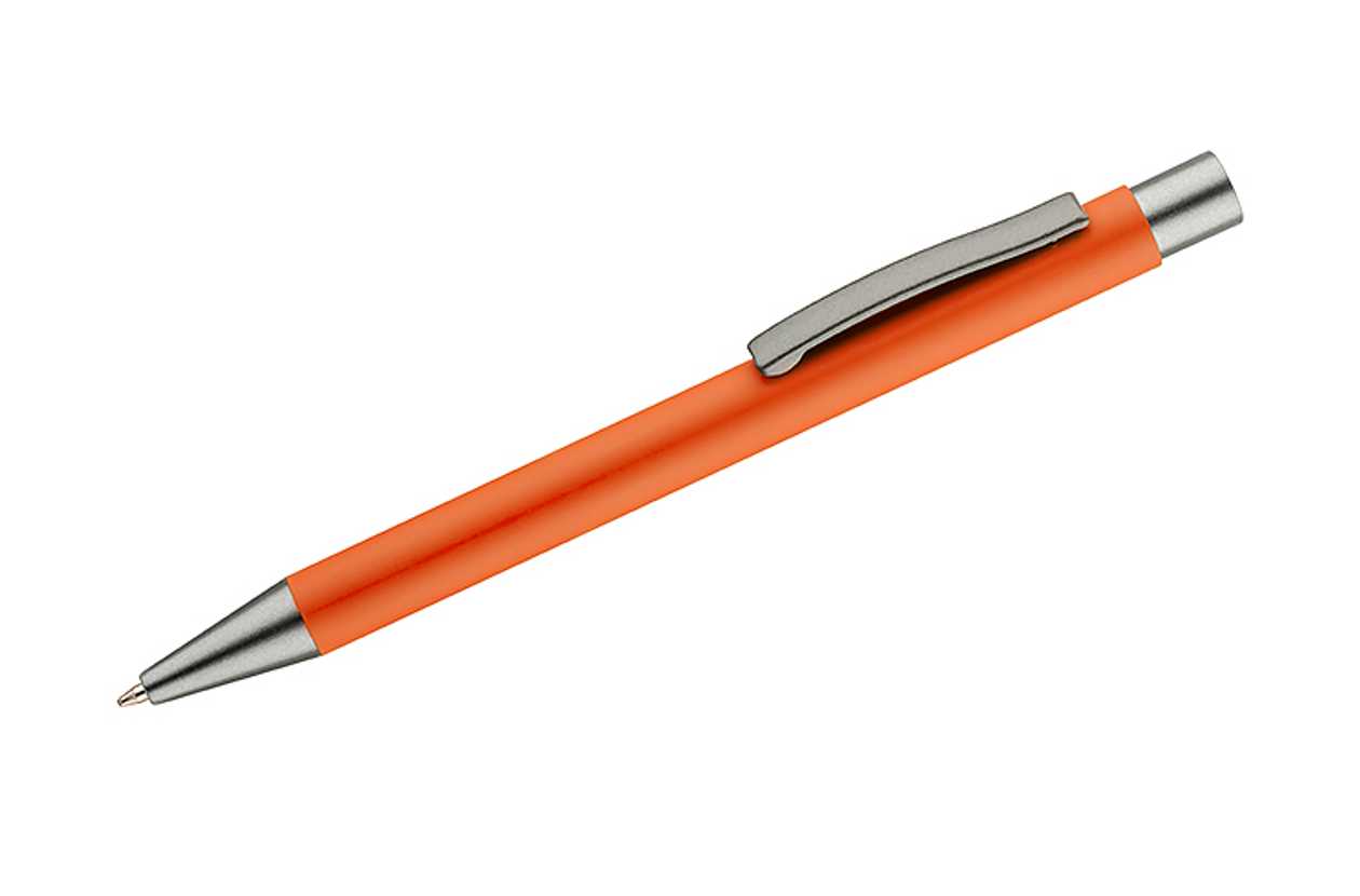 Ballpoint Pen goma Orange, Blue Core