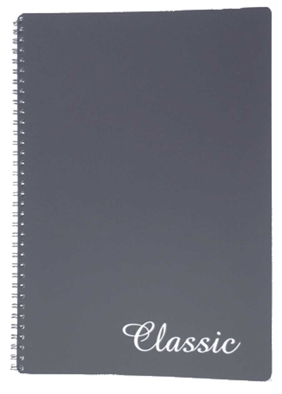 Folder A4 60 l. 5x5 Square Classic Spiral Bound Plastic Covers