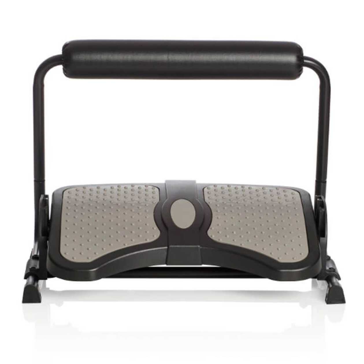 Footrest Sun-Flex Footrest 455001, Adjustable Height And Inclination + Roll for Foot Support/ Black-Grey