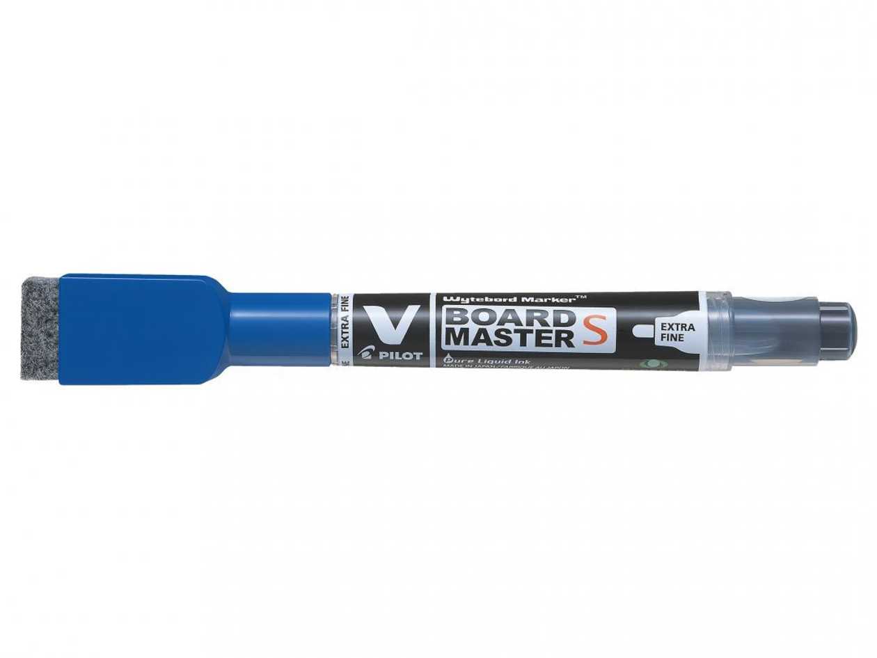 Whiteboard Marker Pilot Mastersmall Ef 1.3-3.5 mm Round Tip, with Eraser-magnet, Blue