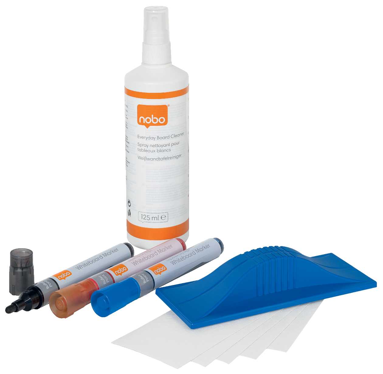 Whiteboard Cleaning Kit Nobo Whiteboard Starter Kit