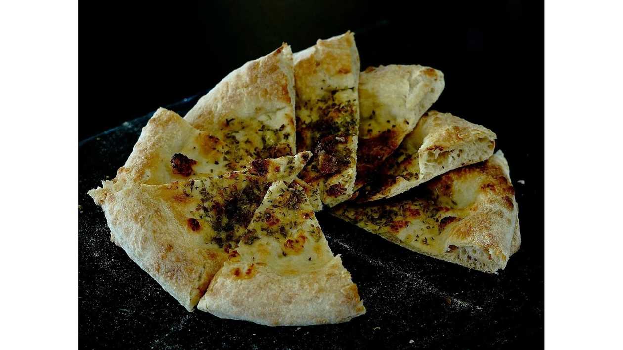 Focaccia with Oregano and Garlic