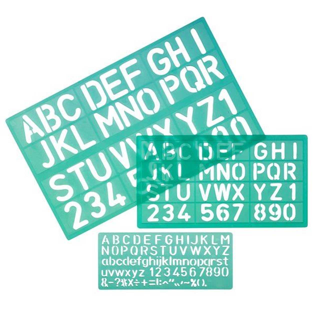 Linex 8500s Templates, Star Heights 10, 20 And 30 Mm