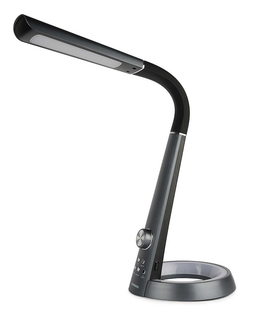 Lamp Tiross Ts-1814 Black, 48 Smd Led Touch Sensitive, 8w, 450 l