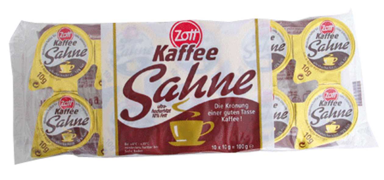Coffee Cream Zott 10x10 g