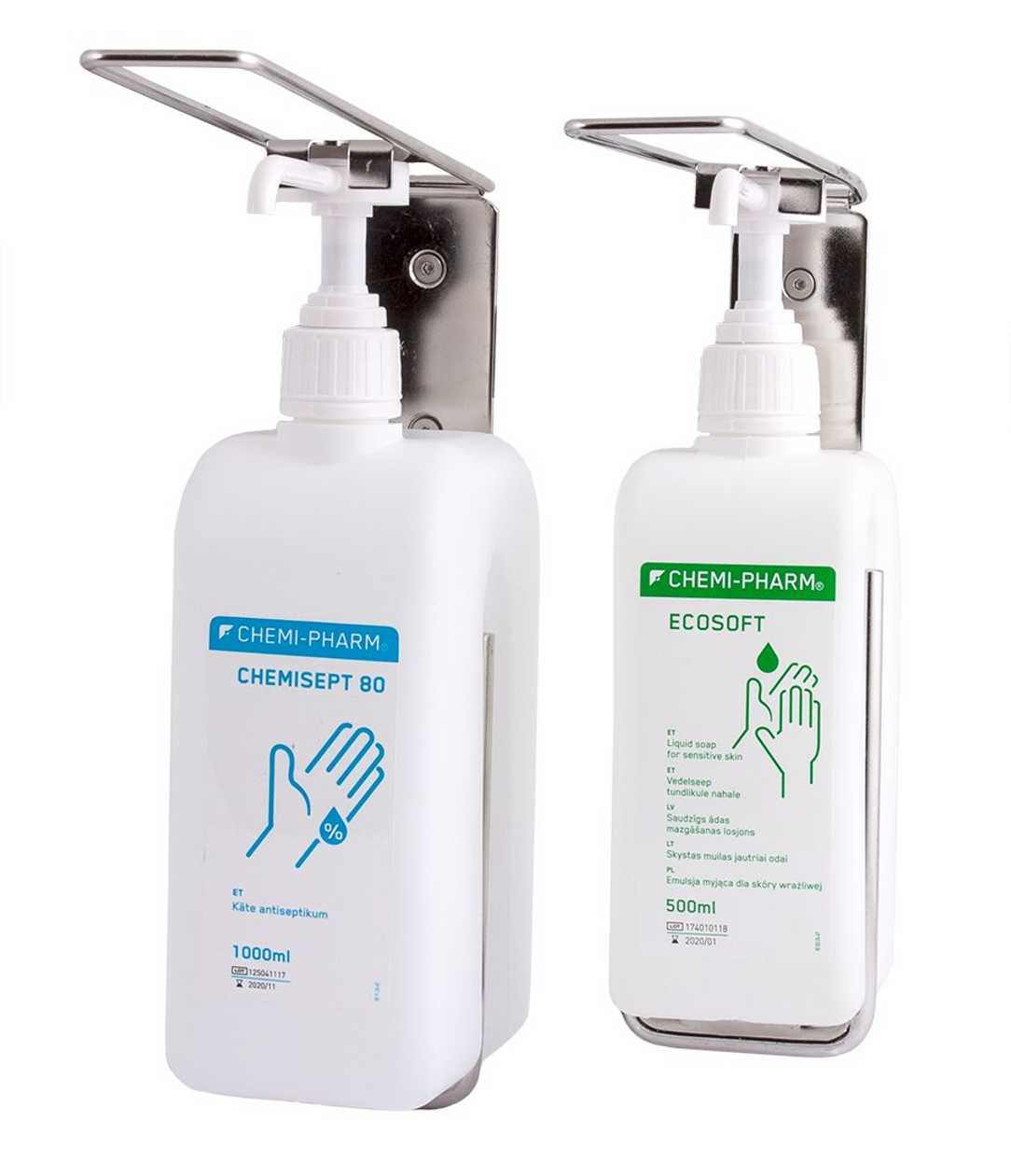 Carrier For Chemisept 0.5l Bottle (steel, with Lever)