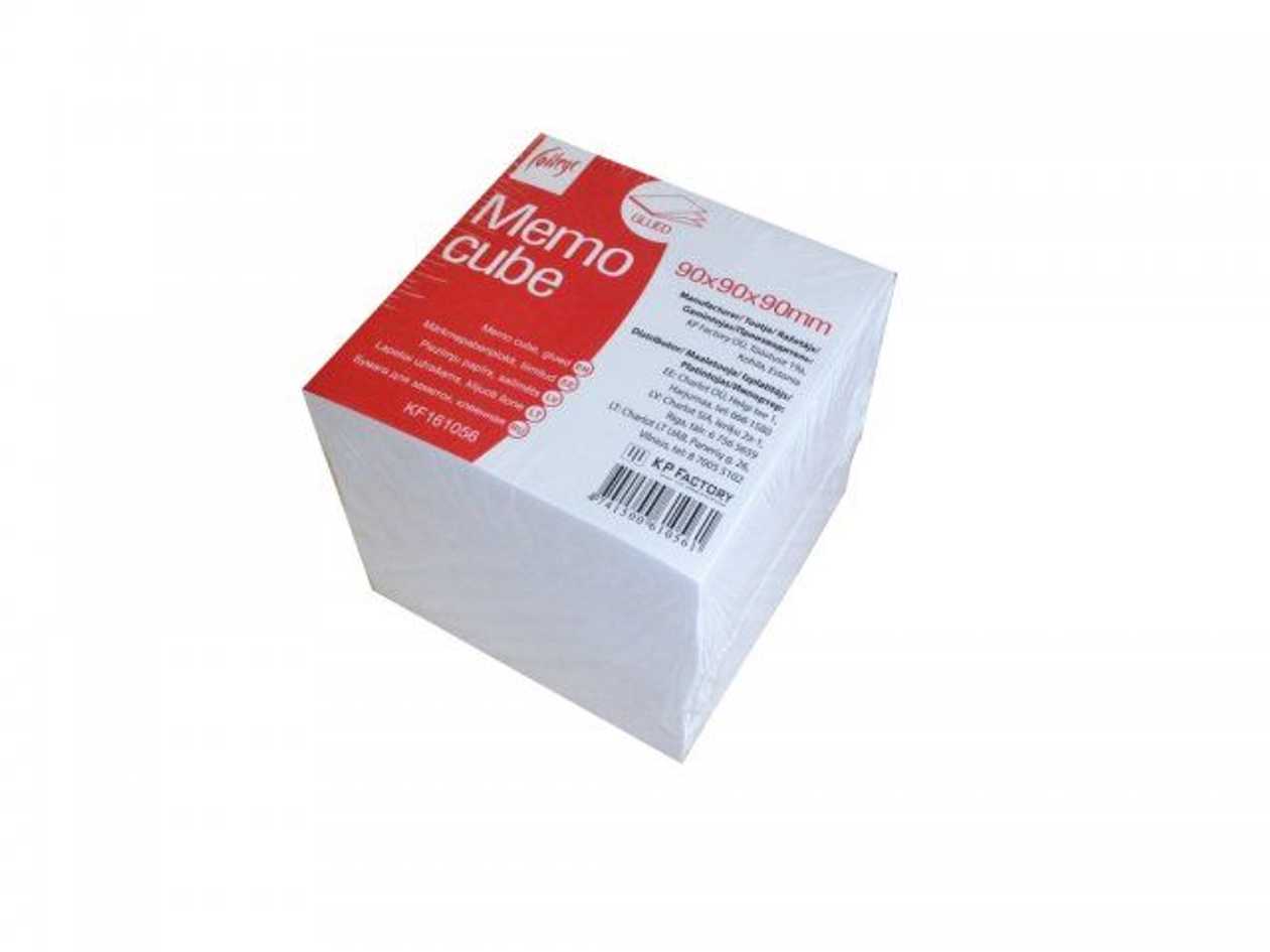 Notebook Paper 9x9x9cm White, glued College