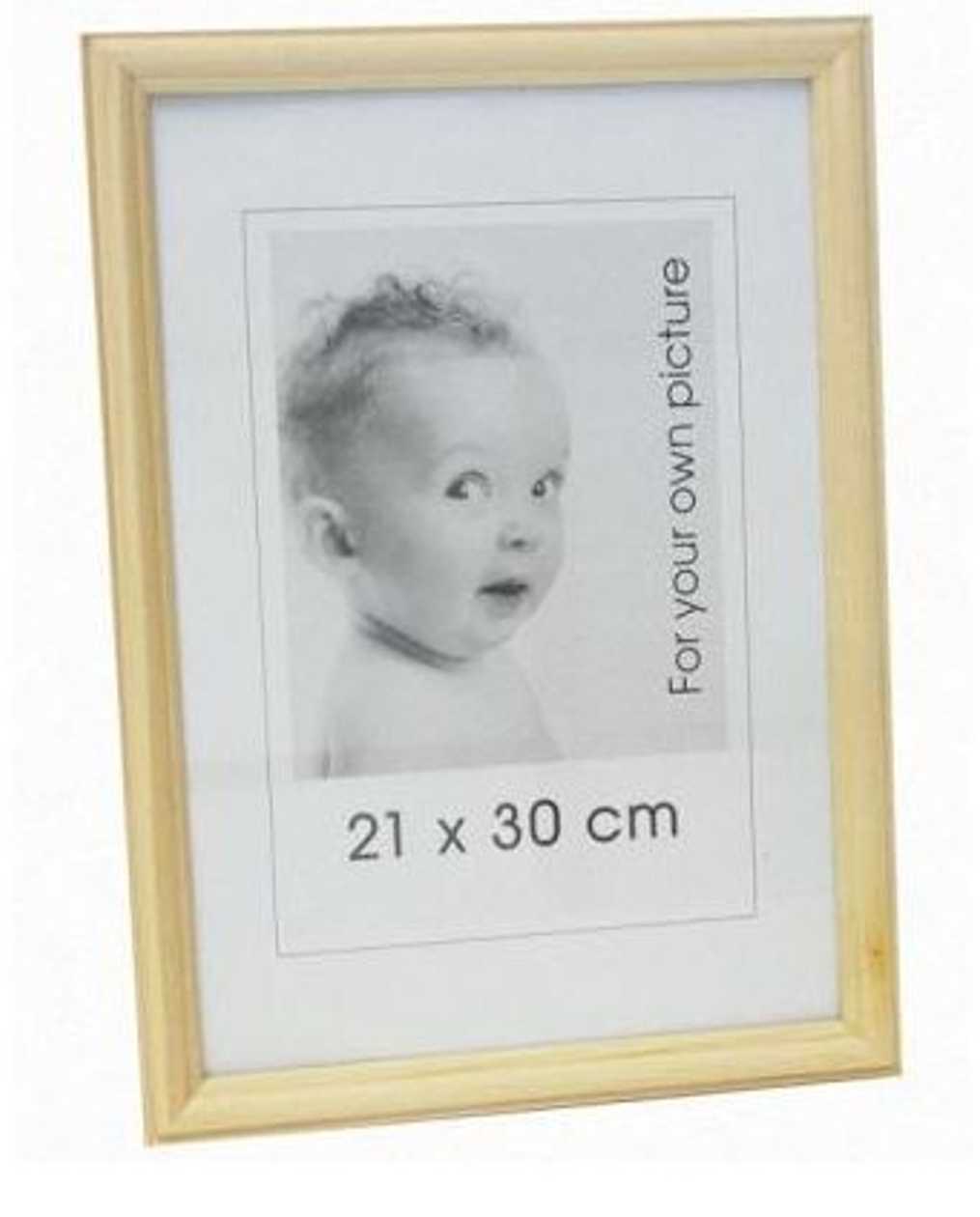 Picture Frame B3 30x40, Natural Wood