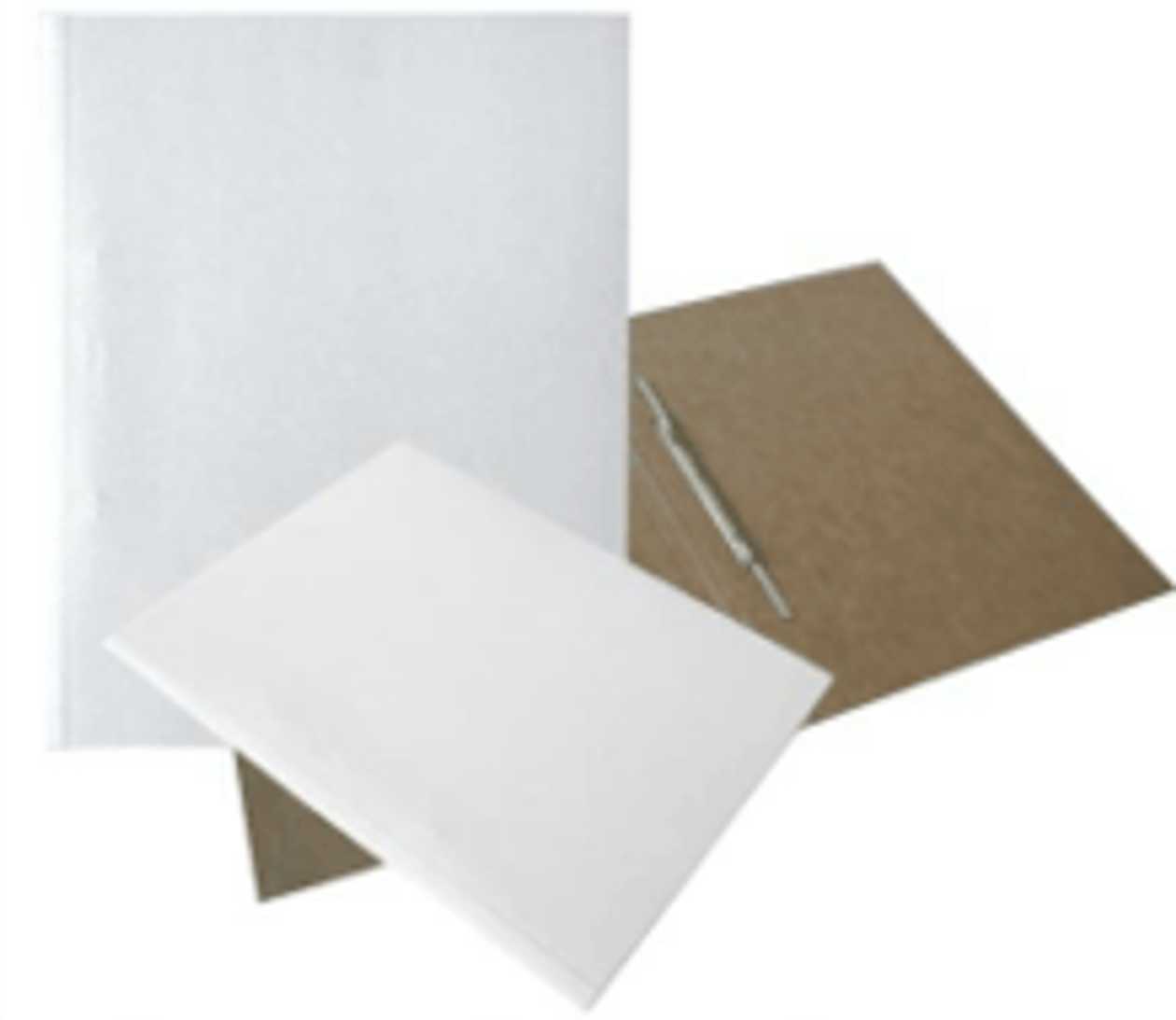 Quick Binder Cardboard White A5 (148x210 mm) Cista without Print
