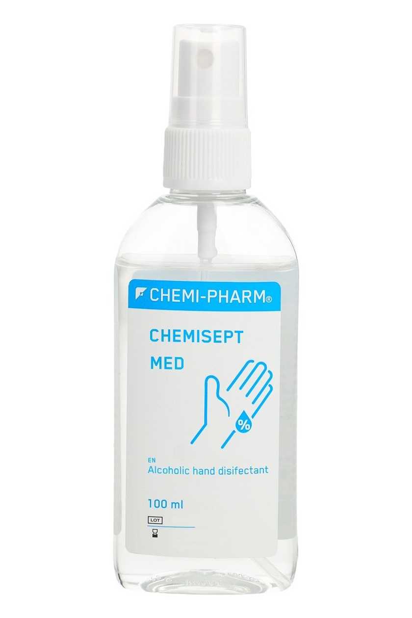 Antiseptic For Hands Chemisept Med 100 ml (with Spray)