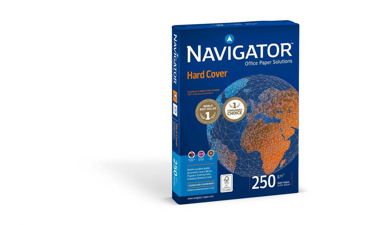 Copy Paper A4 250 g Navigator Hard Cover 125 Sheets/p kg.