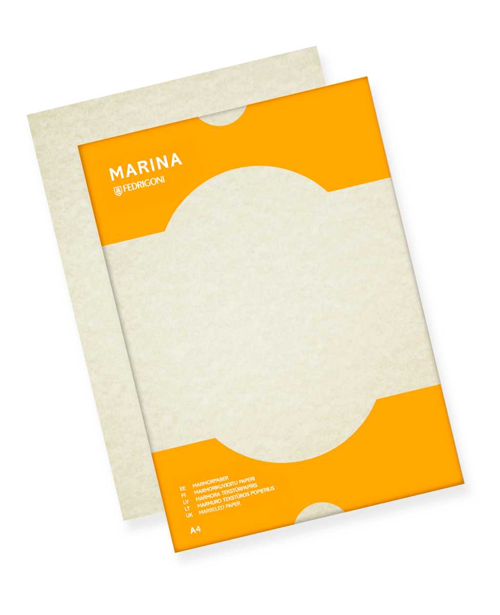 Design Paper Marina Conchiglia A4 175 g 25l/p kg. Marble