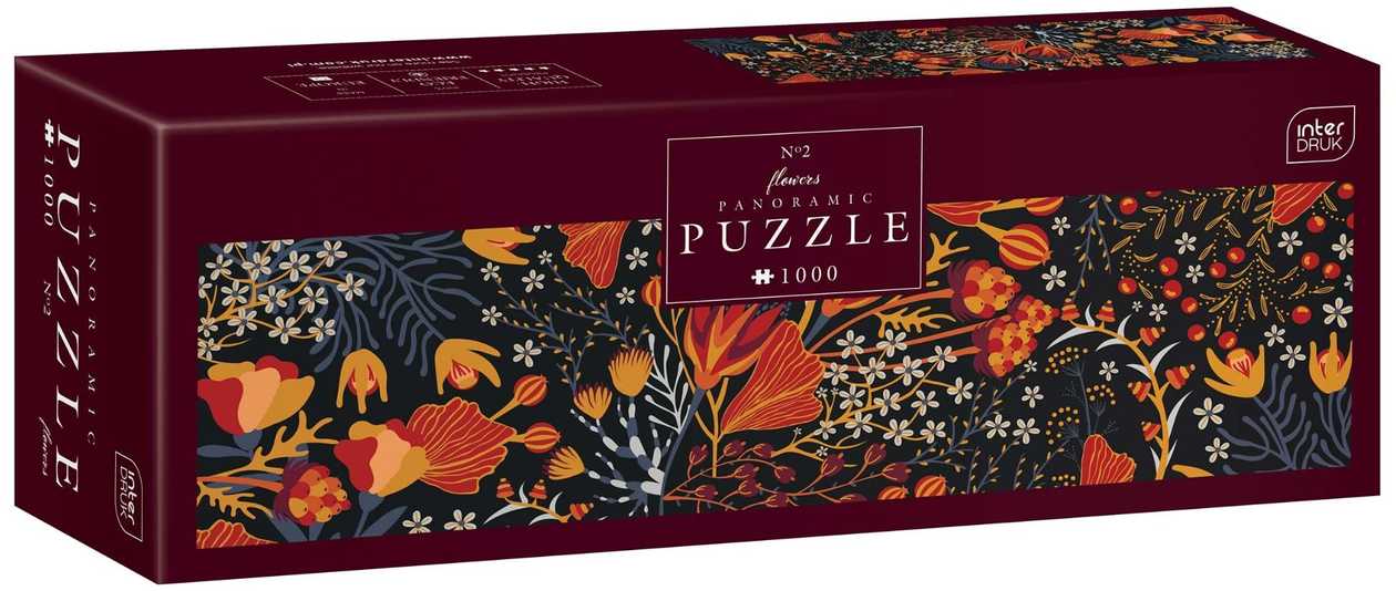 Panorama Puzzle 1000 Pcs Flowers 2