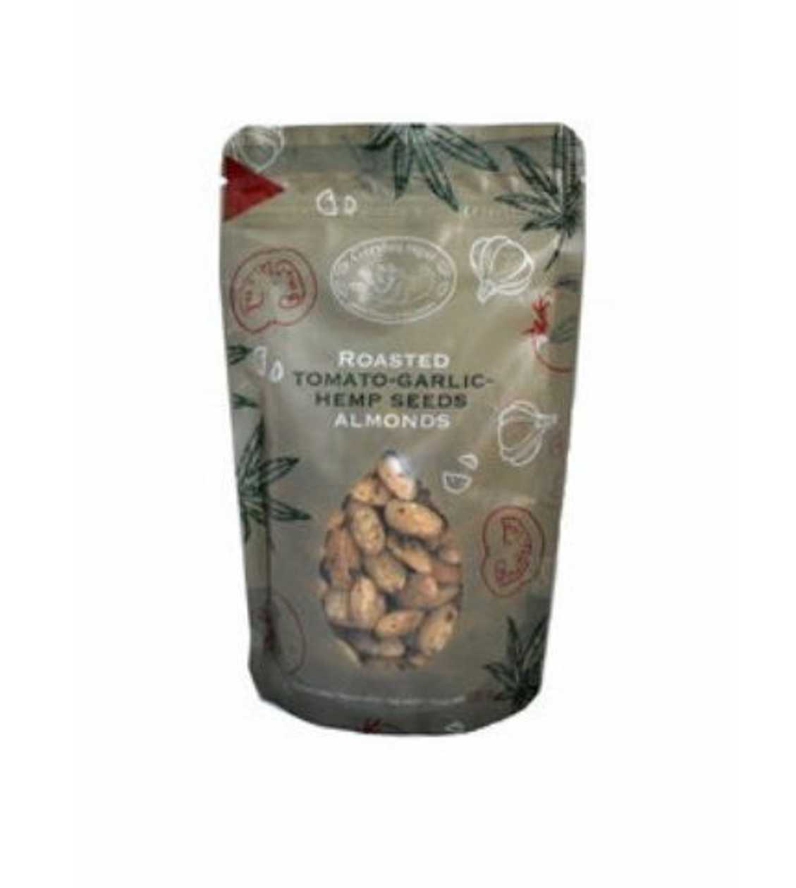 Roasted Almond with Tomato, garlic And Hemp Seeds, 120 g