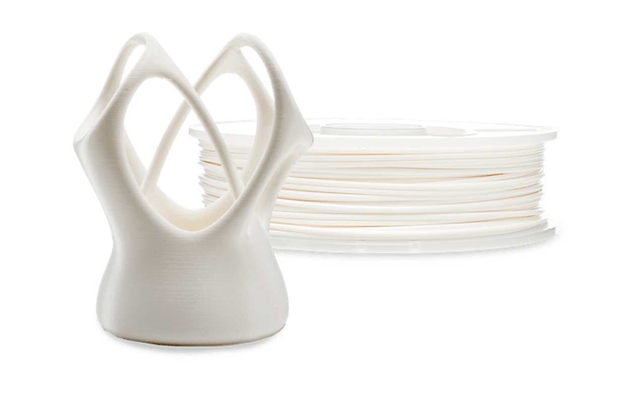 Pla Filament for Ultimaker 3D Printer, Nfc, White, 2.85 mm 750 g
