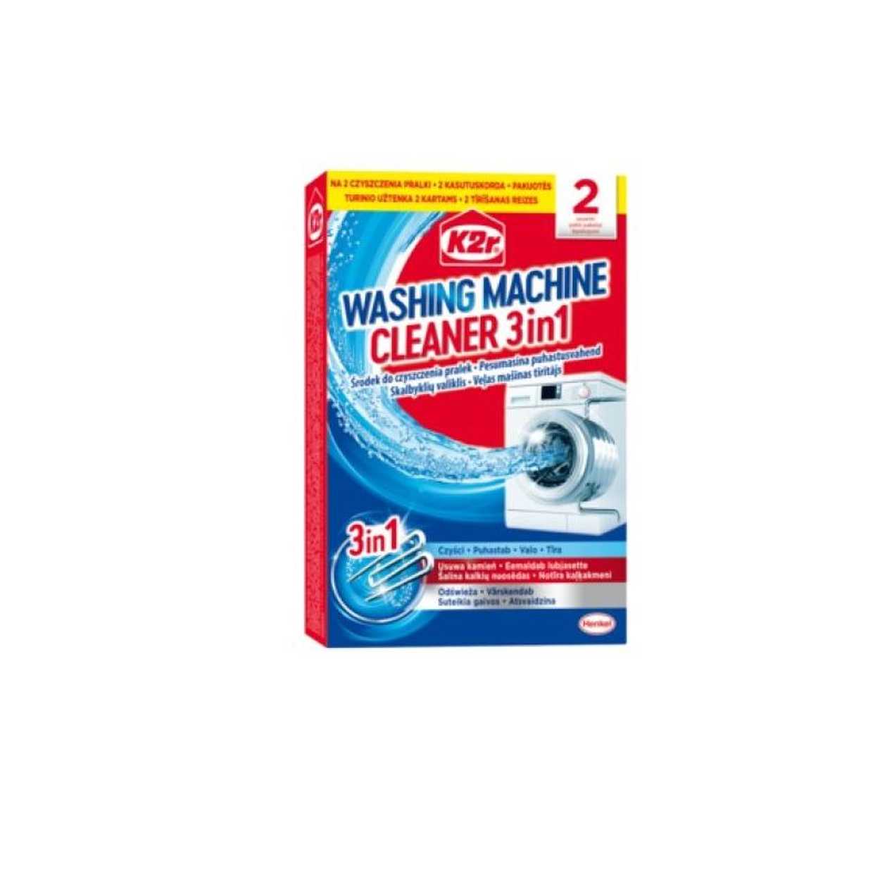 Washing Machine Cleaner K2R 3 in 1 2 pcs./Pk