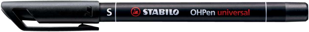 Film Marker 0.4 mm S Black, Permanent, Stabilo