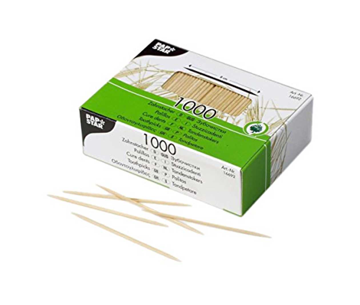 Toothpicks in Paper 1000 pcs./Pk