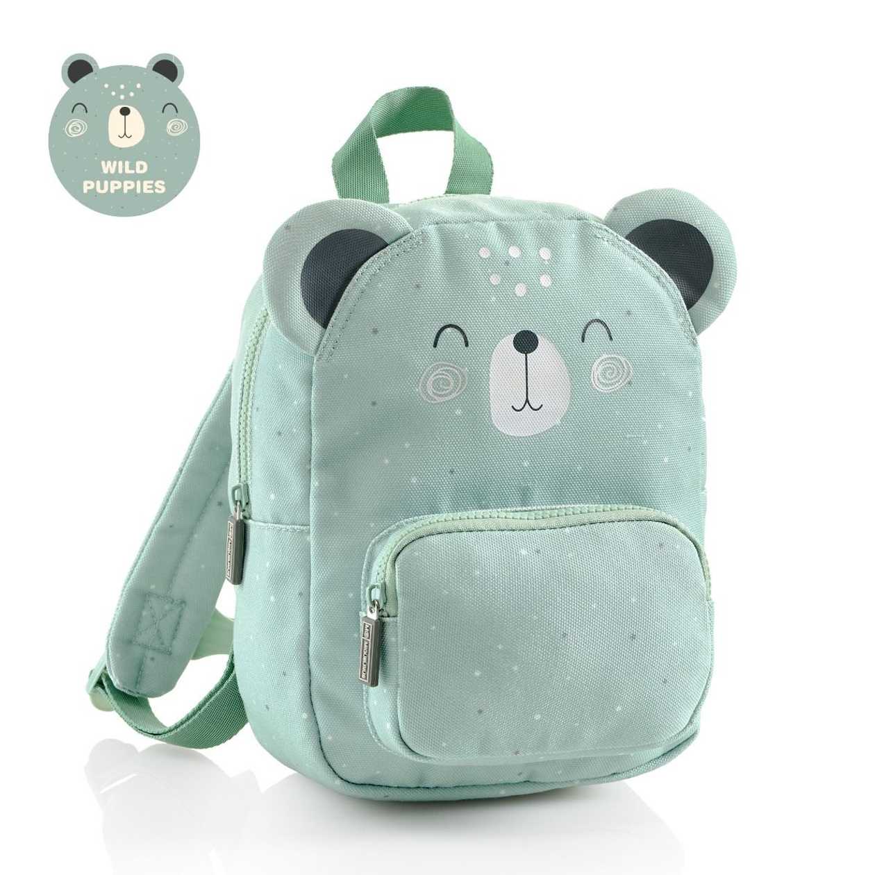 Backpack for Toddlers Wild Puppies Bear, Miquelrius