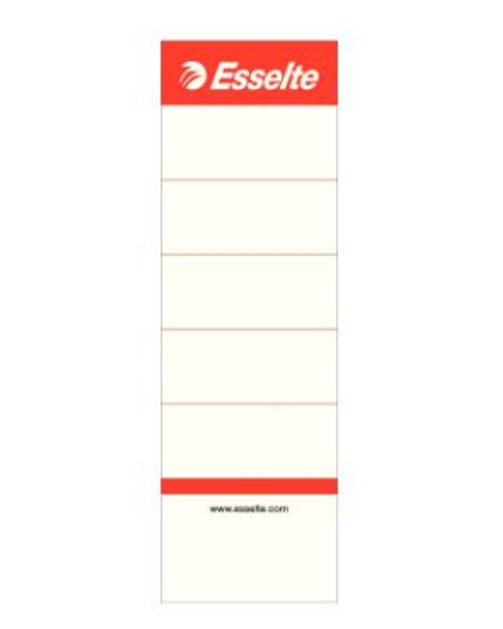 Label 50x158 mm 75 mm White For Recorder Esselte