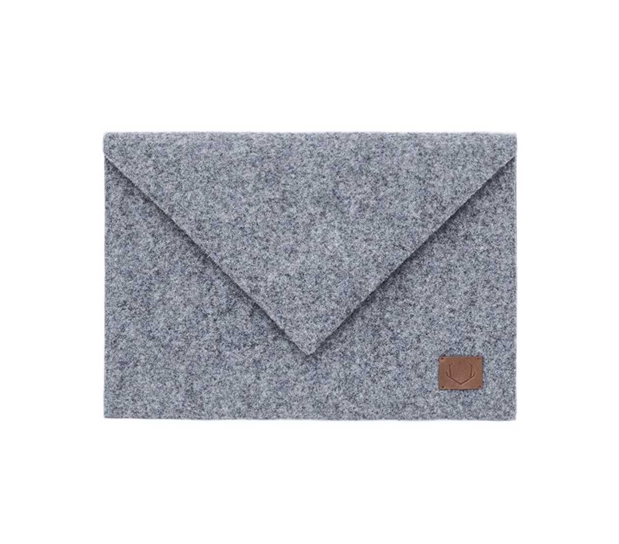 Laptop Sleeve Skive Sleeve 15"-16", Felt, grey, Nordhale