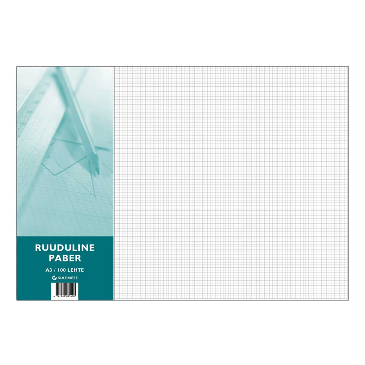 Utility Paper A3 100 l 5x5 Square, 60 g/m2 Loose Sheets Wrapped In Film