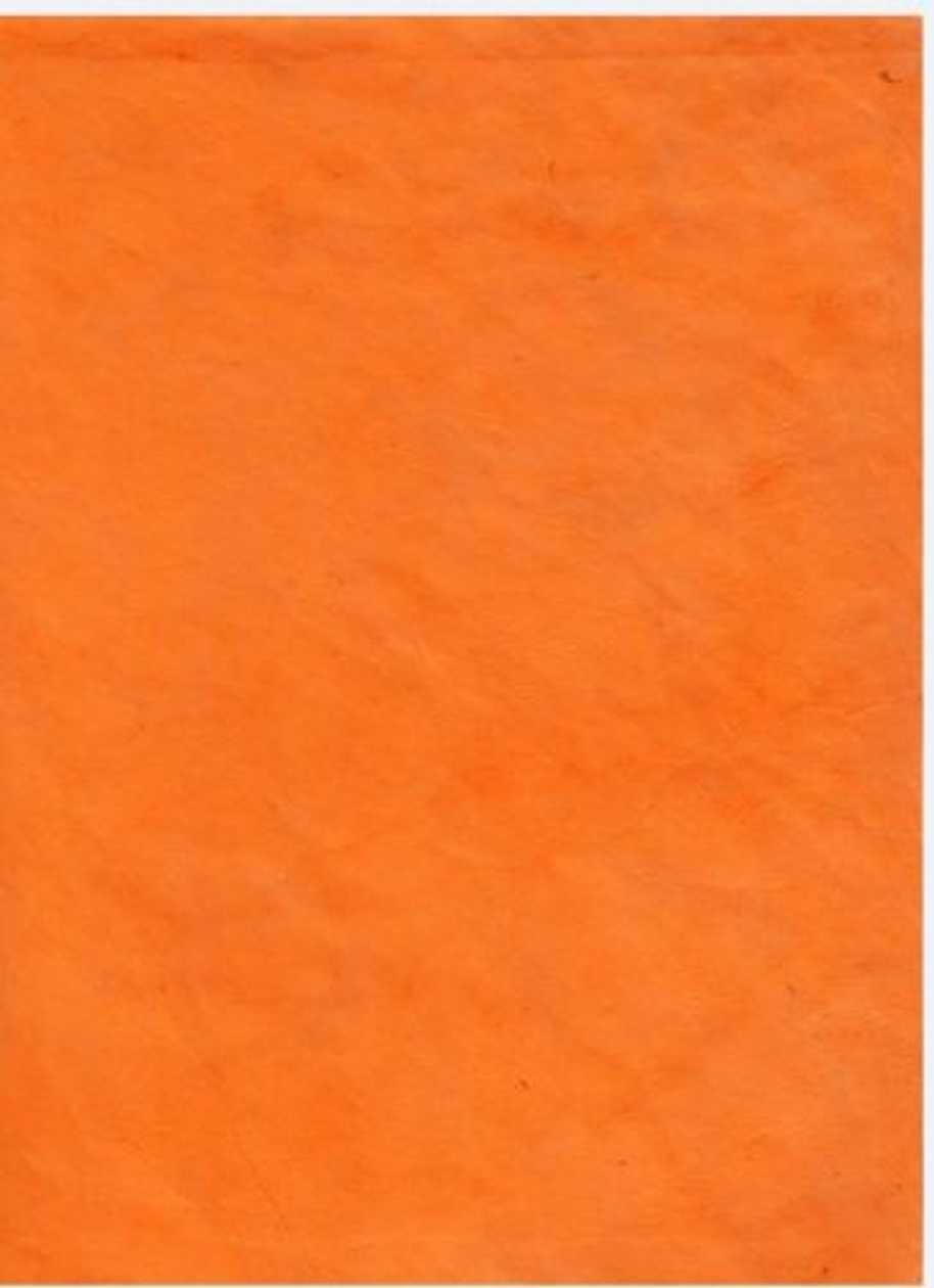 Nepalese Paper A4 06 Orange