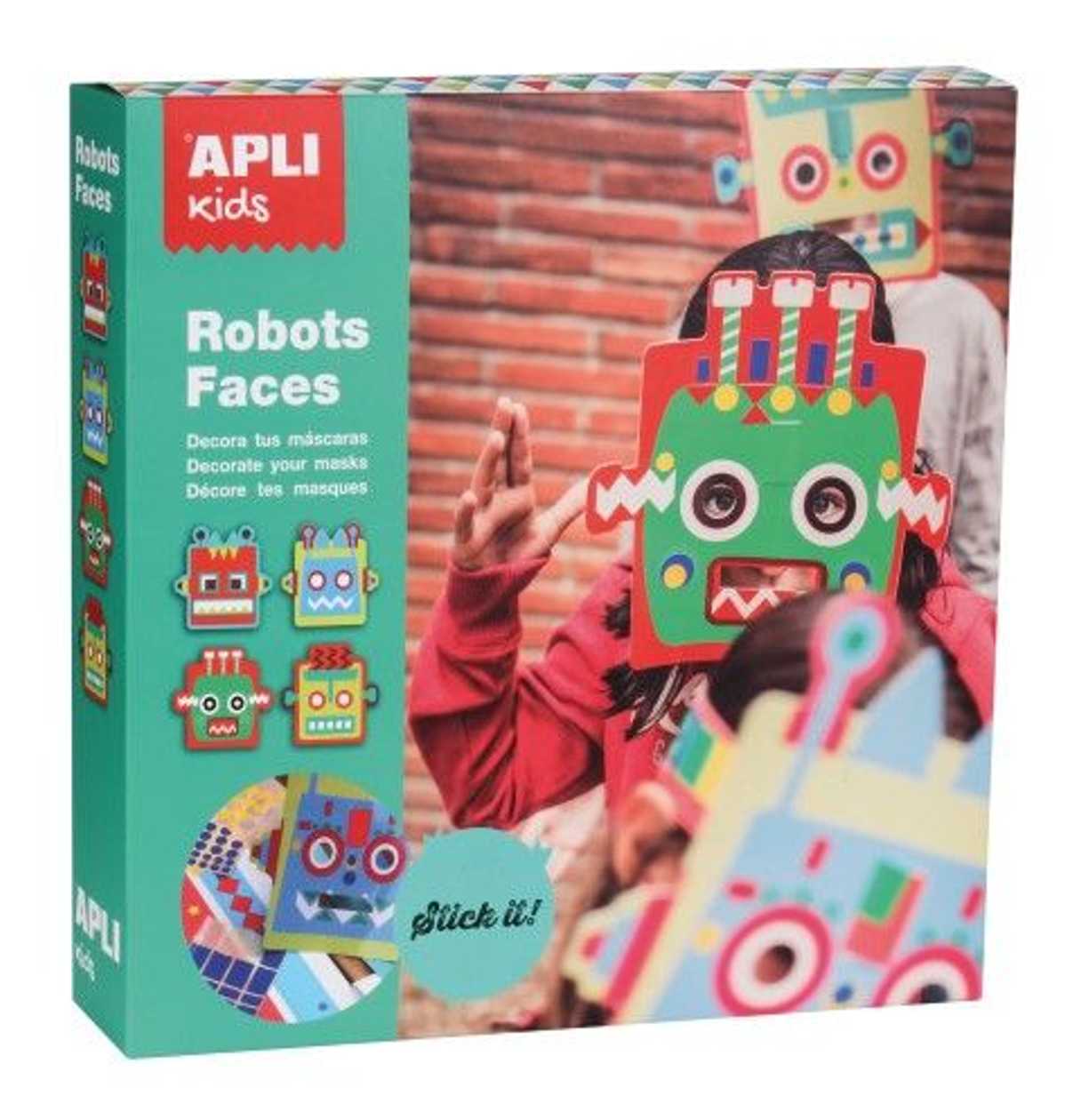 Apli Play Set Decorate a Mask, with Stickers