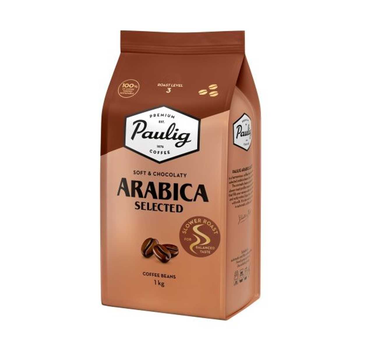 Coffee Beans Paulig Arabica Selected 1 Kg
