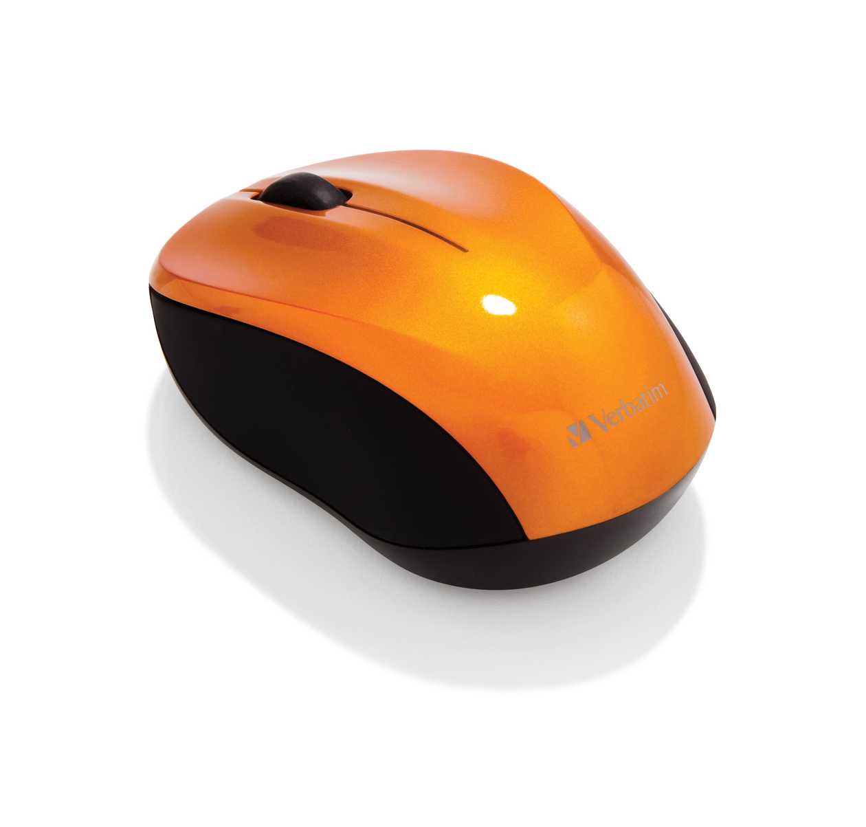 Mouse Verbatim go Nano Wireless Mouse Volcanic Orange/orange Wireless 3-button, 1600dpi, 2xaaa